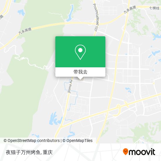 夜猫子万州烤鱼地图