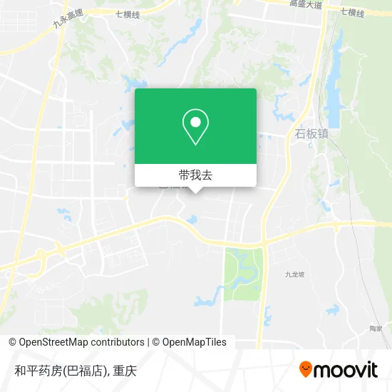 和平药房(巴福店)地图