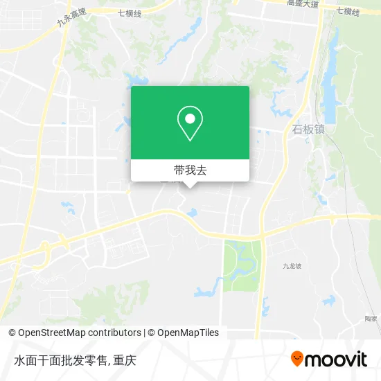 水面干面批发零售地图