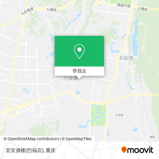 宏呈酒楼(巴福店)地图