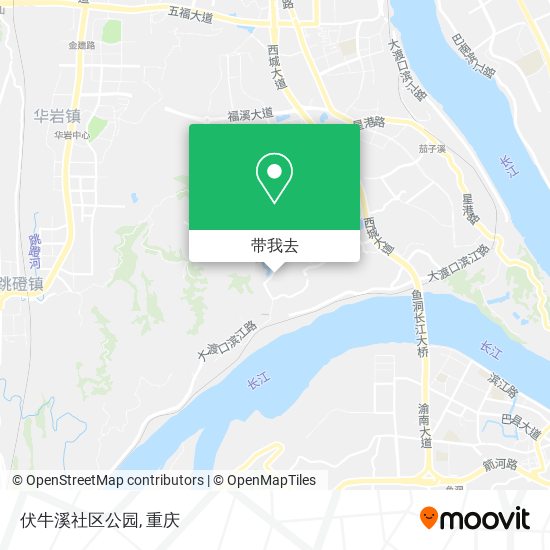 伏牛溪社区公园地图