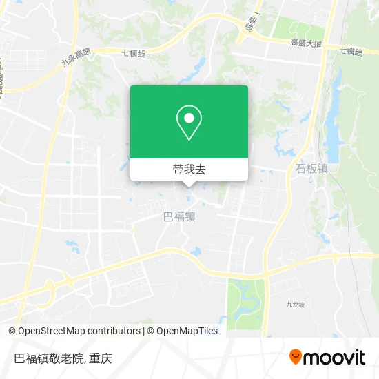 巴福镇敬老院地图