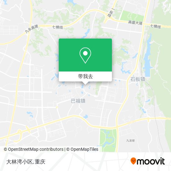 大林湾小区地图