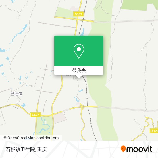 石板镇卫生院地图