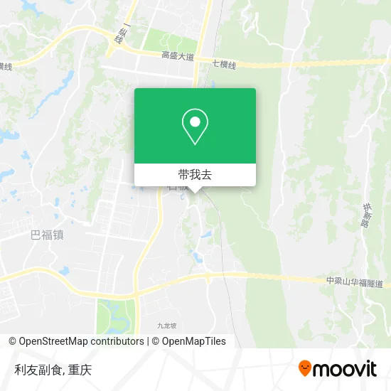 利友副食地图
