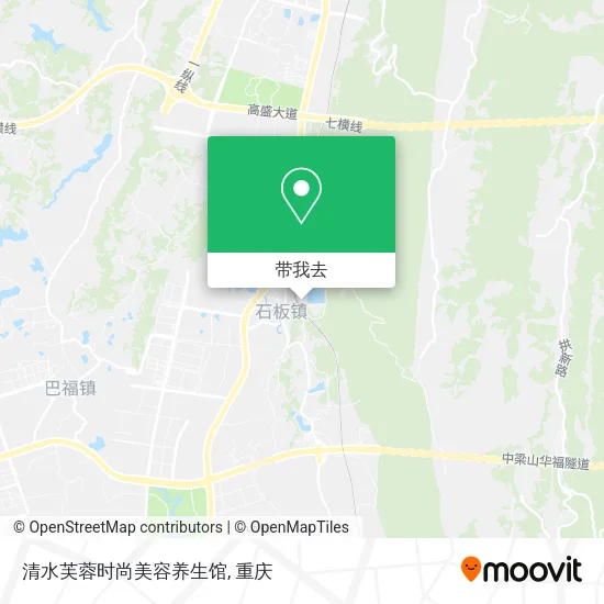 清水芙蓉时尚美容养生馆地图