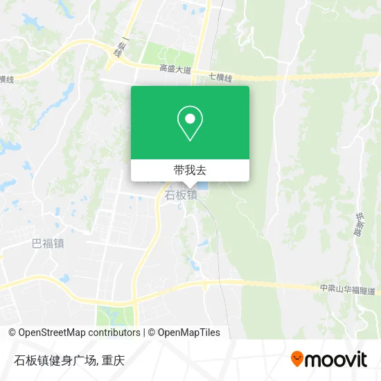 石板镇健身广场地图