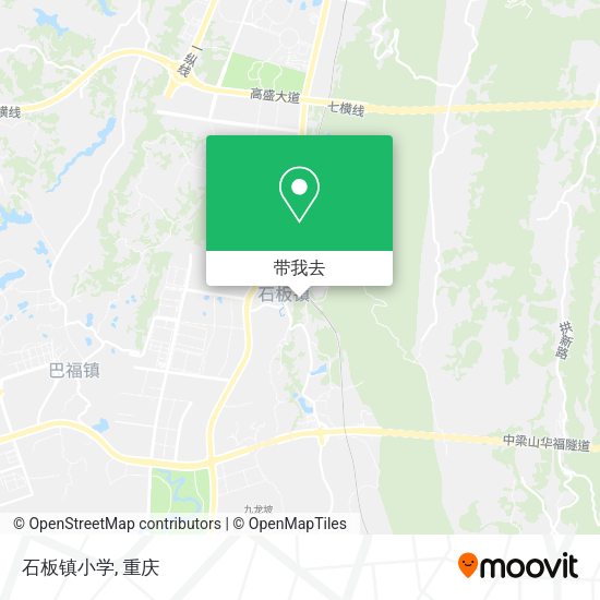 石板镇小学地图