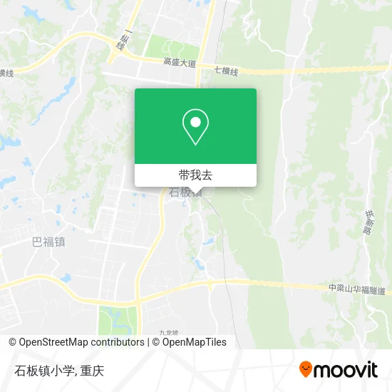 石板镇小学地图
