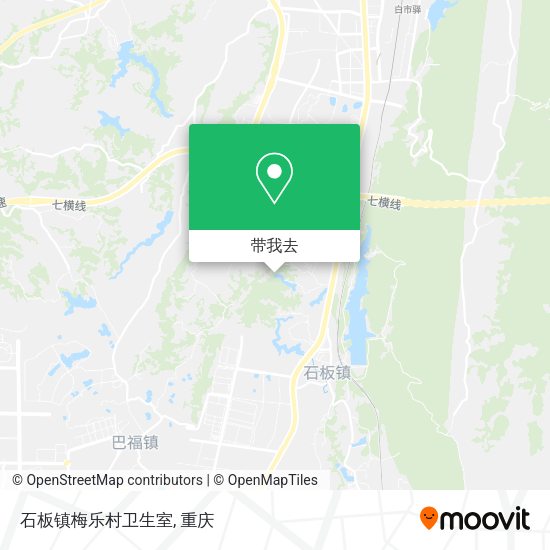 石板镇梅乐村卫生室地图