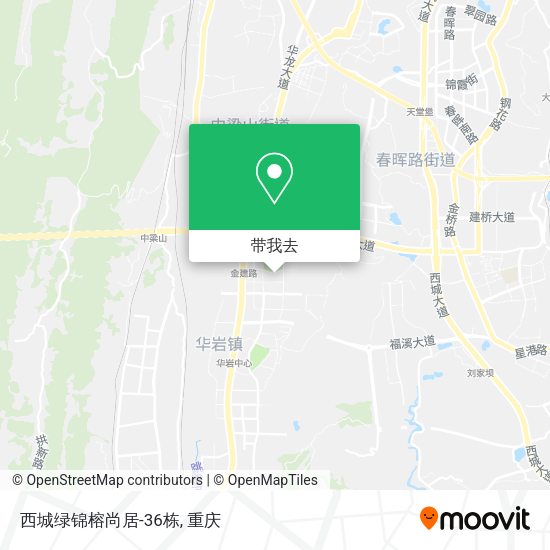 西城绿锦榕尚居-36栋地图