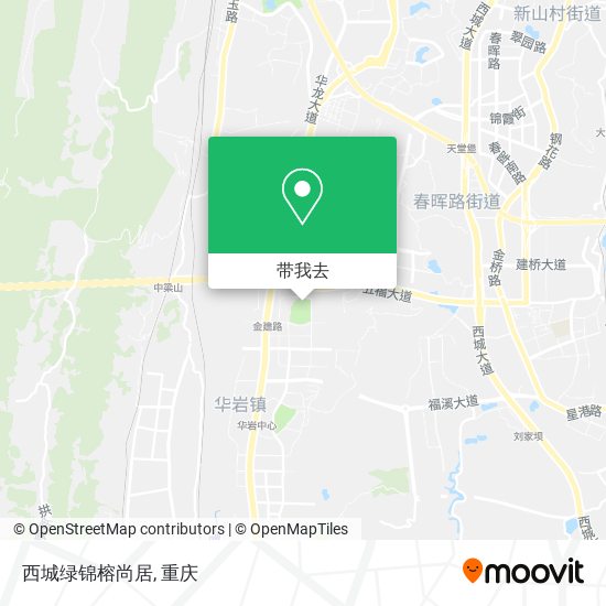 西城绿锦榕尚居地图