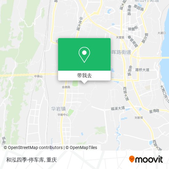 和泓四季-停车库地图