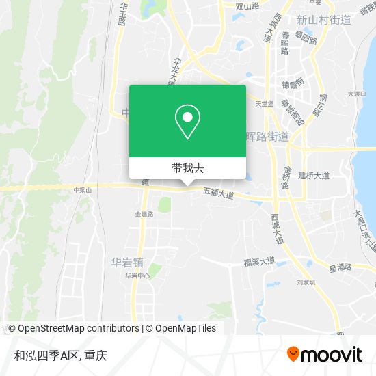 和泓四季A区地图
