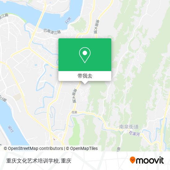 重庆文化艺术培训学校地图