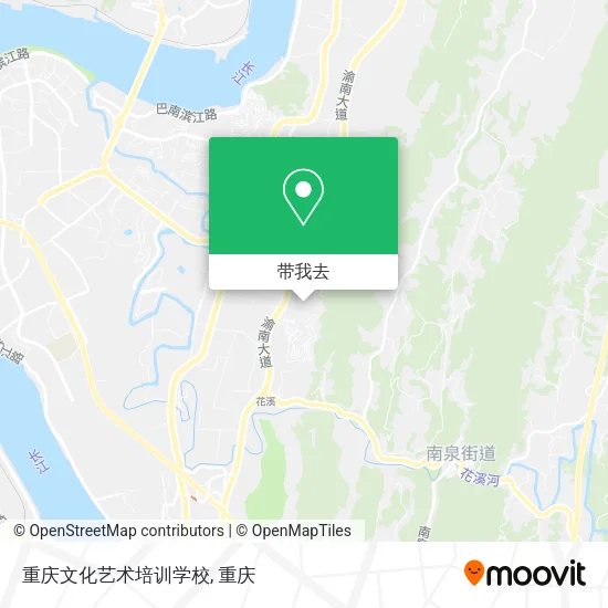 重庆文化艺术培训学校地图