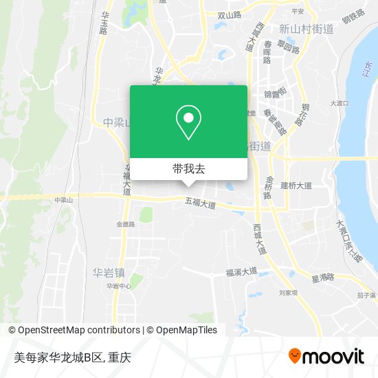 美每家华龙城B区地图