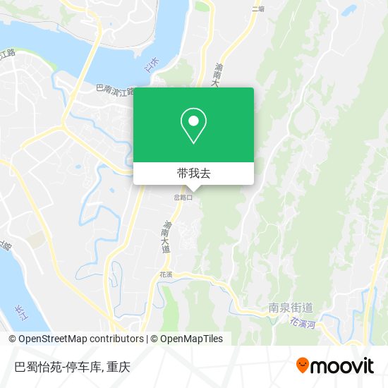 巴蜀怡苑-停车库地图