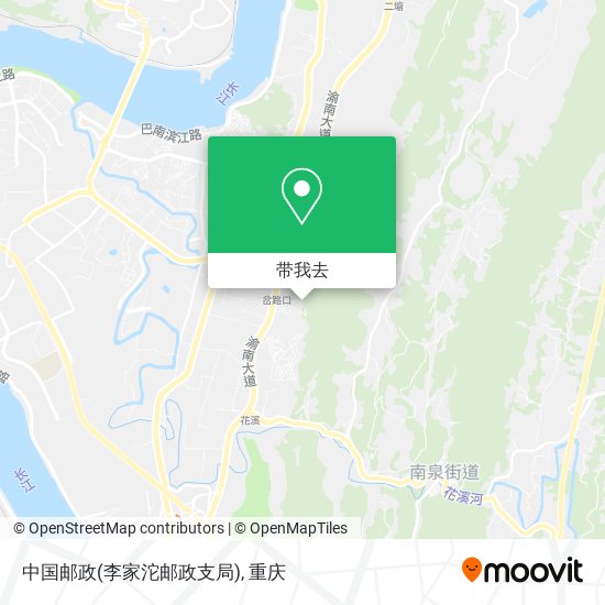 中国邮政(李家沱邮政支局)地图