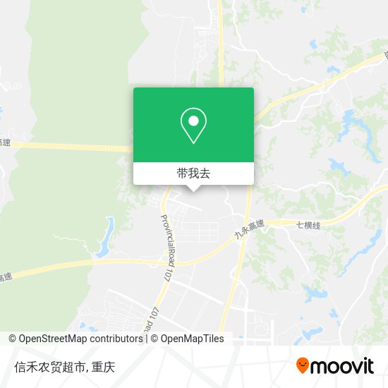 信禾农贸超市地图