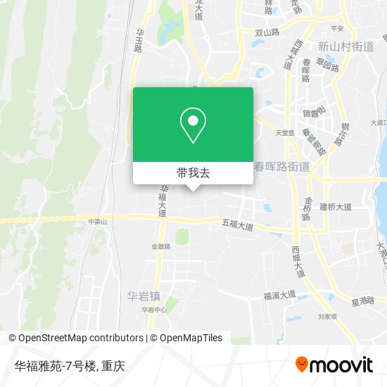 华福雅苑-7号楼地图