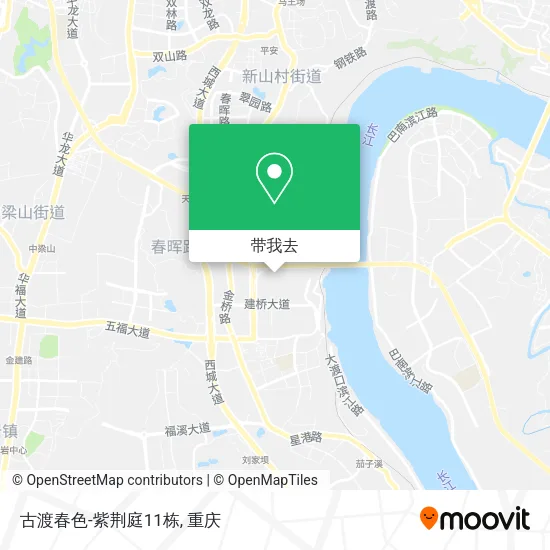 古渡春色-紫荆庭11栋地图
