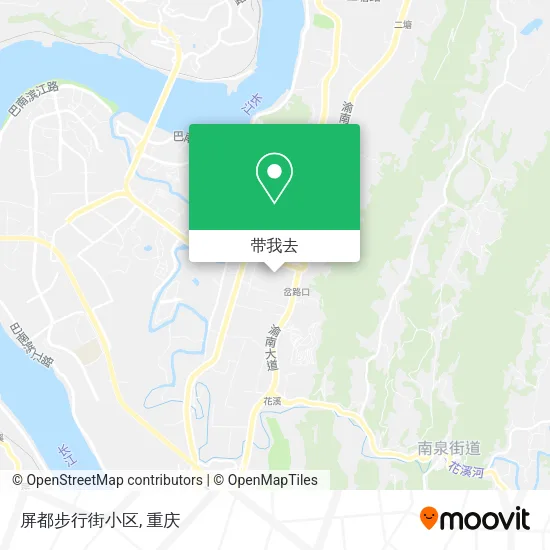 屏都步行街小区地图