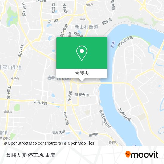 鑫鹏大厦-停车场地图