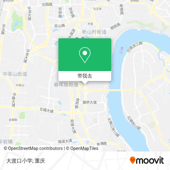 大渡口小学地图