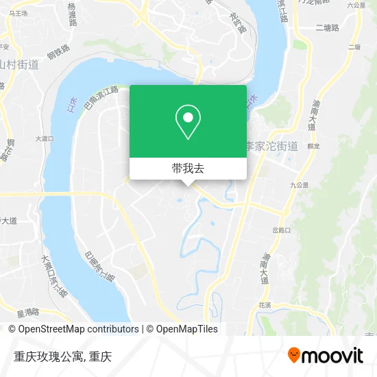 重庆玫瑰公寓地图