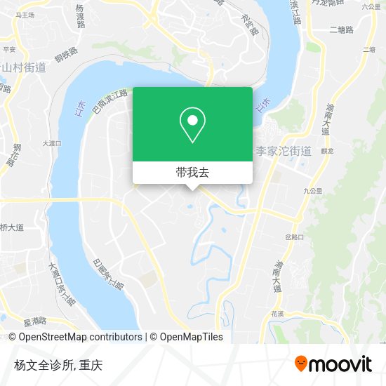 杨文全诊所地图