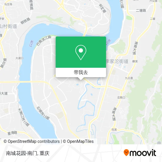 南城花园-南门地图