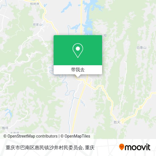 重庆市巴南区惠民镇沙井村民委员会地图
