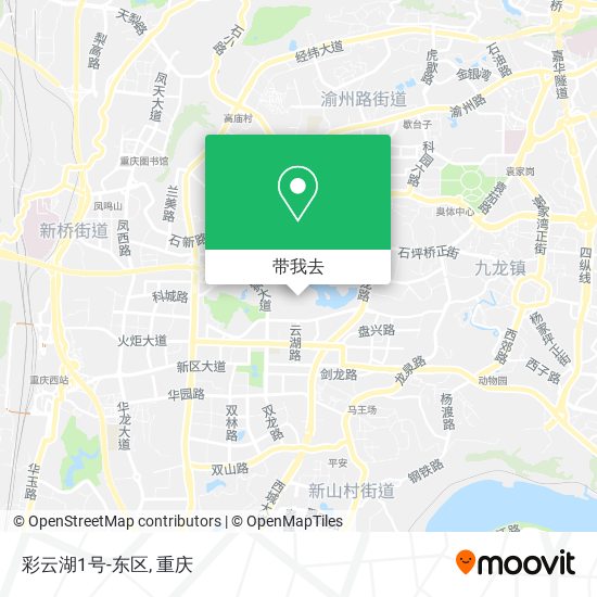 彩云湖1号-东区地图