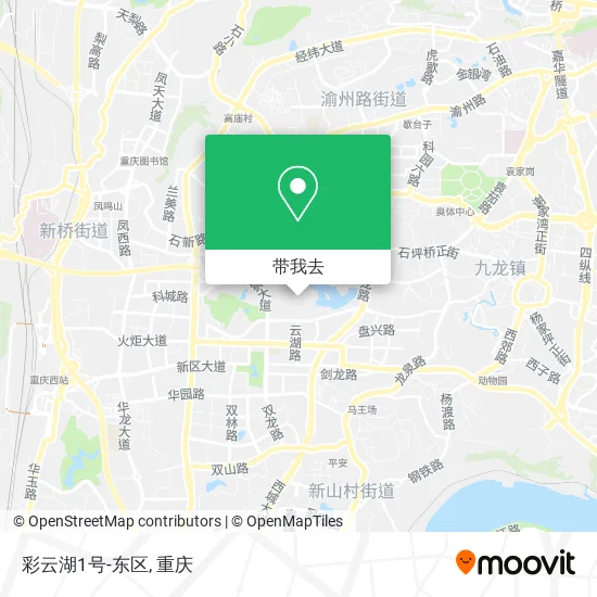 彩云湖1号-东区地图