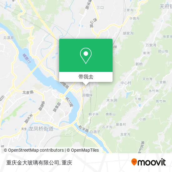 重庆金大玻璃有限公司地图