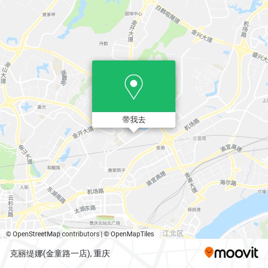 克丽缇娜(金童路一店)地图