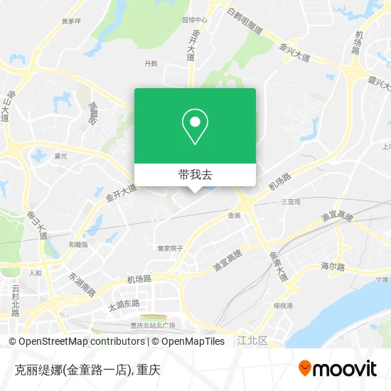 克丽缇娜(金童路一店)地图