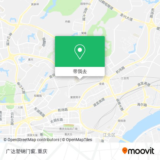 广达塑钢门窗地图
