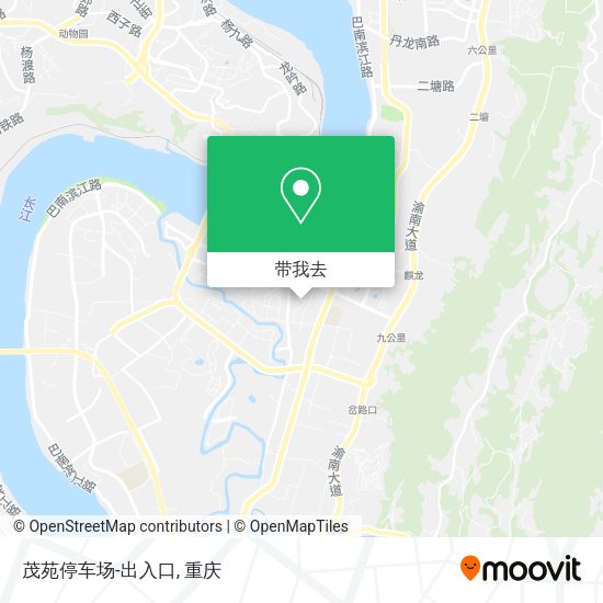 茂苑停车场-出入口地图