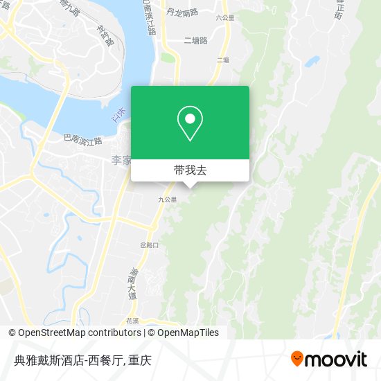 典雅戴斯酒店-西餐厅地图