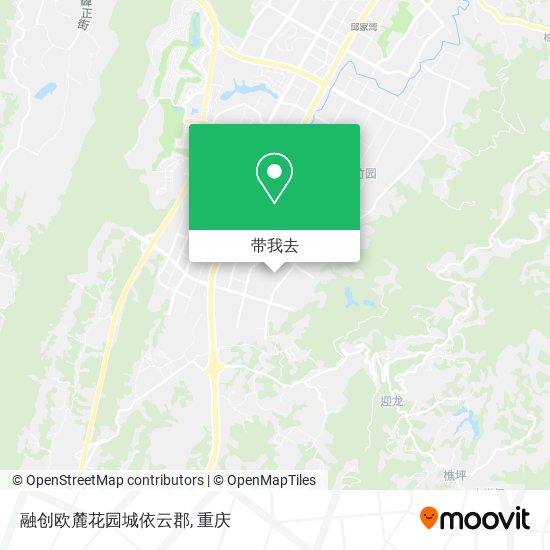 融创欧麓花园城依云郡地图