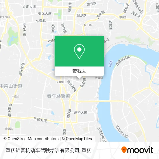 重庆锦富机动车驾驶培训有限公司地图