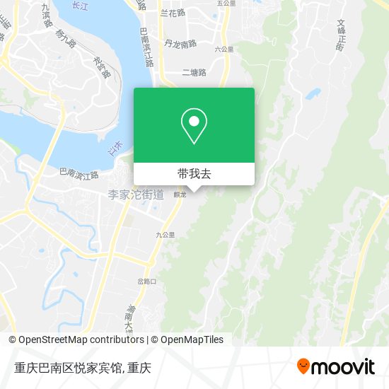 重庆巴南区悦家宾馆地图