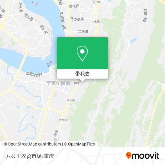 八公里农贸市场地图