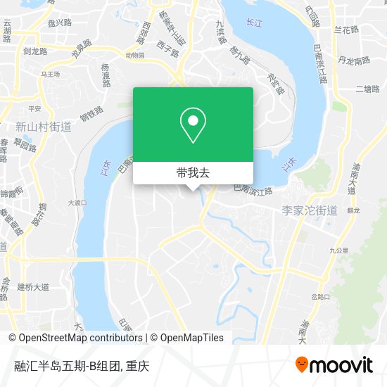 融汇半岛五期-B组团地图