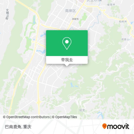 巴南鹿角地图