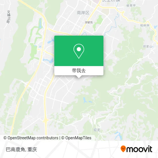 巴南鹿角地图