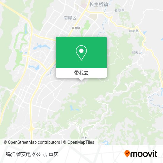 鸣洋警安电器公司地图