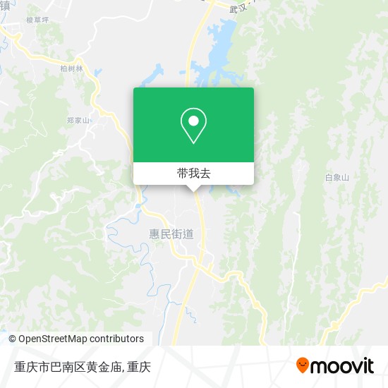 重庆市巴南区黄金庙地图